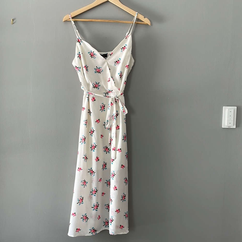 White Floral Dress